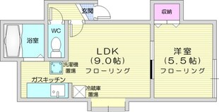 ブレス307の物件間取画像